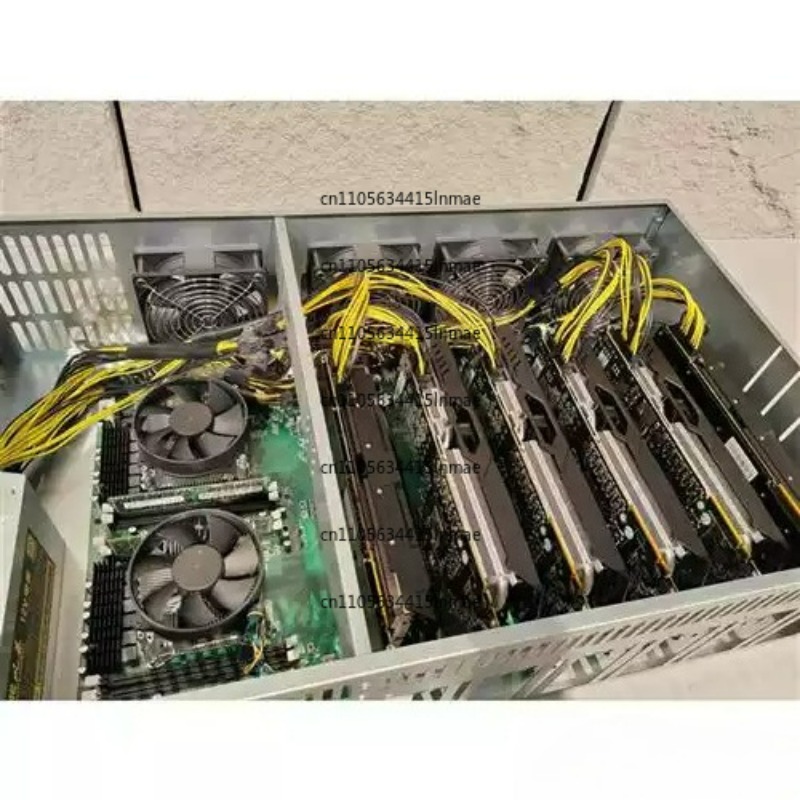 8 Gpu 4U Server Chassis - Steuerungscomputer für Gewalttätige Grafikkarten, 4U Multi-Grafikkarten-Gehäuse,