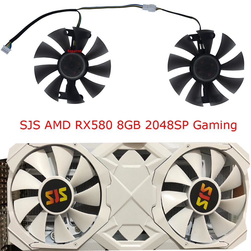 Rx 580 8Gb 2048Sp Gpu - Grafikkarten lüfter, ga91s2h, ersetzen fl8015 12vb,